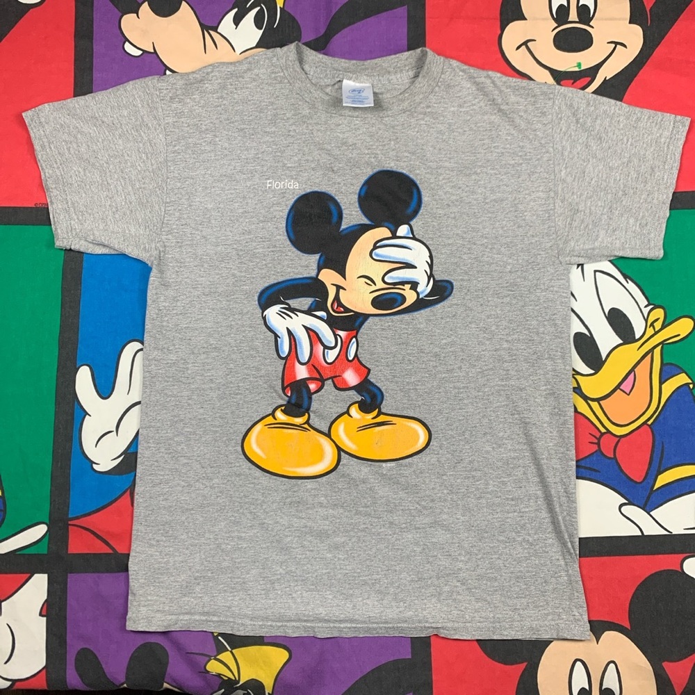 Vintage 90s Disney Mickey Mouse T Shirt Florida